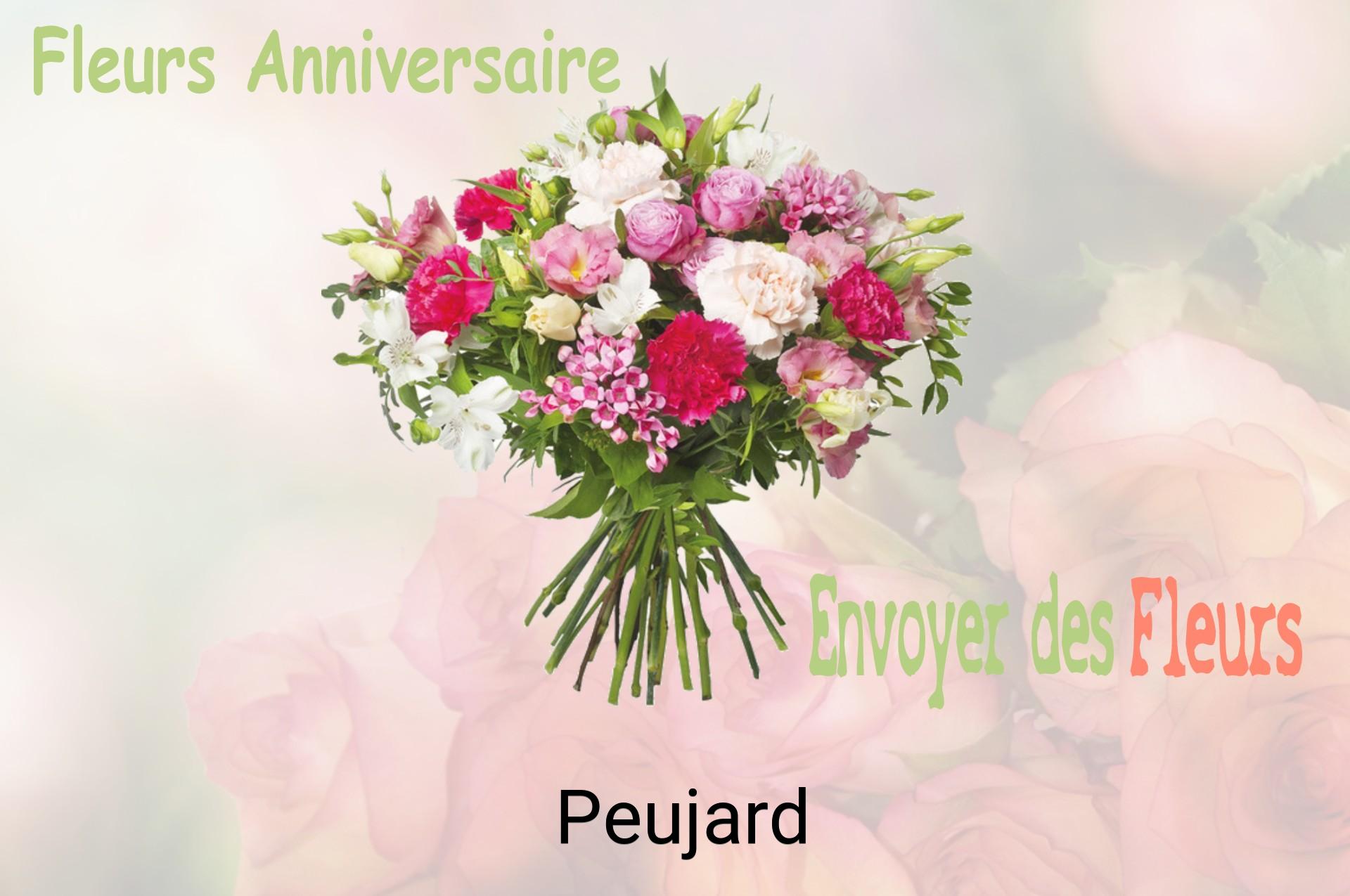 Bouquet de fleurs d’anniversaire livré à Peujard