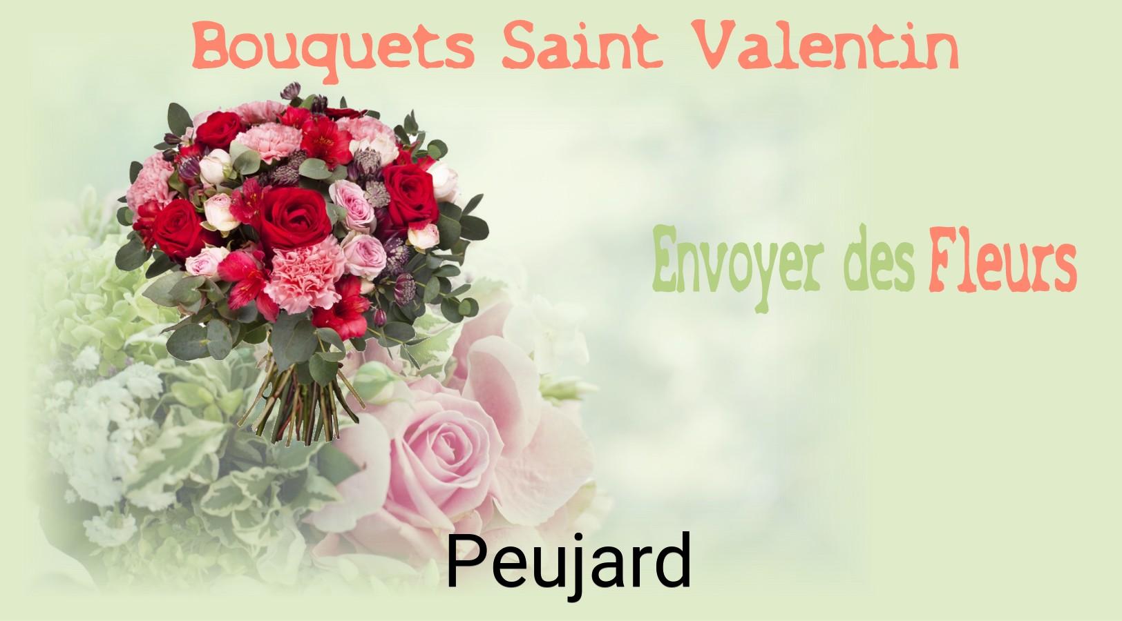 Roses de Saint-Valentin livrées à Peujard